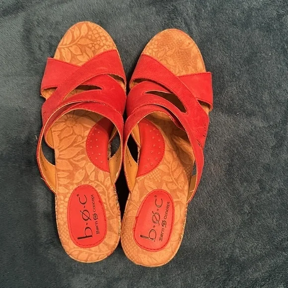 B.O.C. Leather Slides Size 7 - Picture 7 of 7